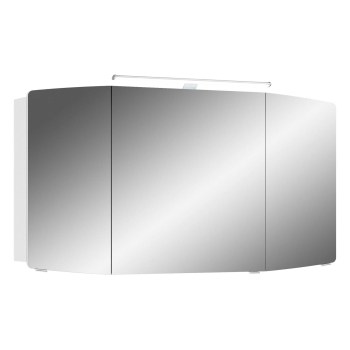 Cassca Зеркальный шкаф 67х120см., без подсветки, белый глянец 