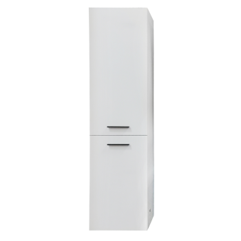 Solitaire Шкаф-пенал 9025 HS45-01-L   белый глянец/серый лак